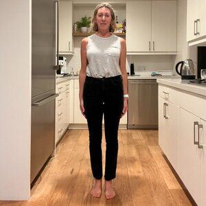 MOTHER The Dazzler Mid-Rise Straight Corduroy Jeans - Size 25 -